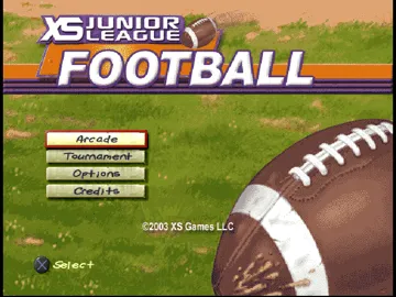 XS Junior League Football (US) screen shot title